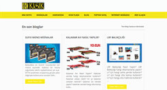 Desktop Screenshot of kisik.com.tr