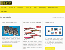 Tablet Screenshot of kisik.com.tr